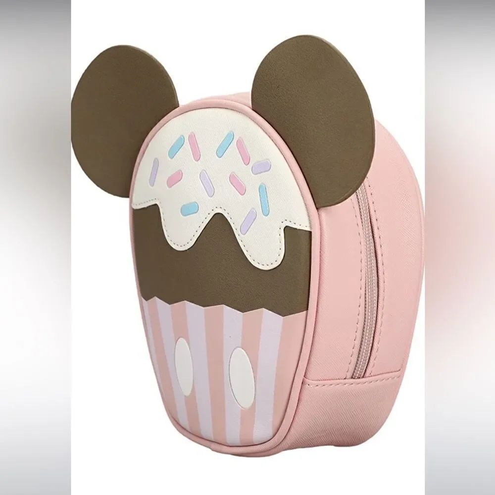 Disney’s Mickey Mouse Cupcake Cosmetic Bag NWT